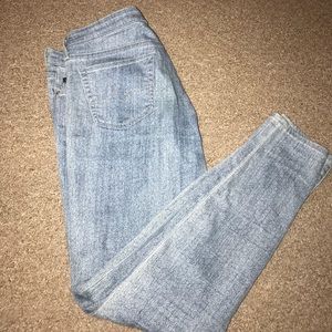 AG Light wash skinny jeans